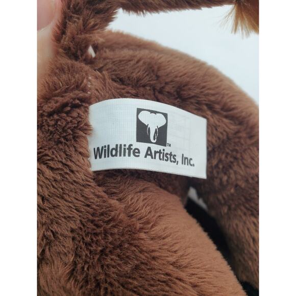Wildlife Artist Inc Bison Plush 10" Brown Buffalo Realistic Stuffed Animal Toy - Picture 6 of 7